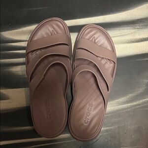 Crocs Women's Slide Sandals - truffle